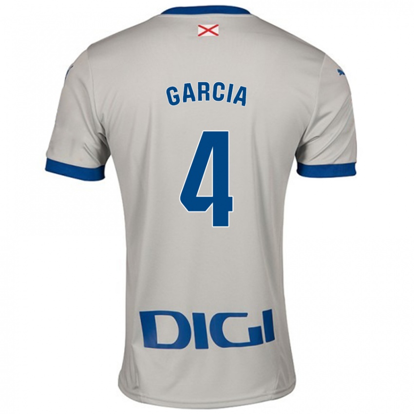 Criança Camisola Pichi García #4 Cinza Leve Alternativa 2024/25 Camisa Brasil