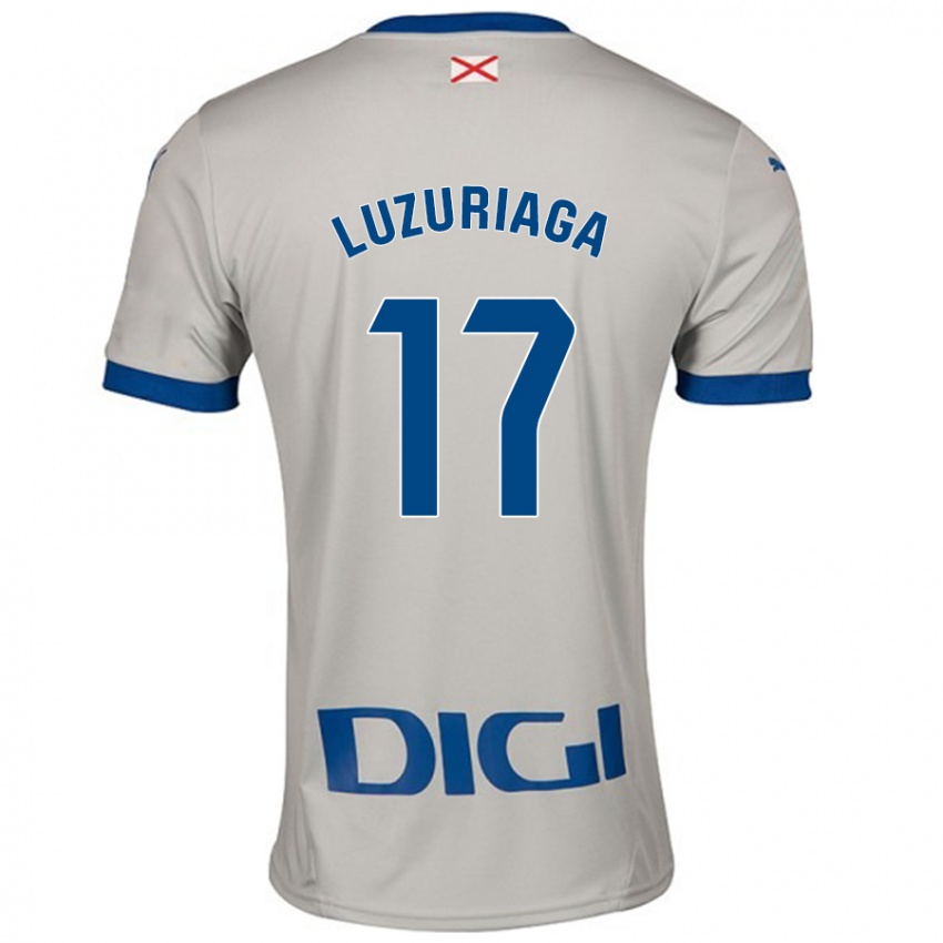 Criança Camisola Judith Luzuriaga #17 Cinza Leve Alternativa 2024/25 Camisa Brasil