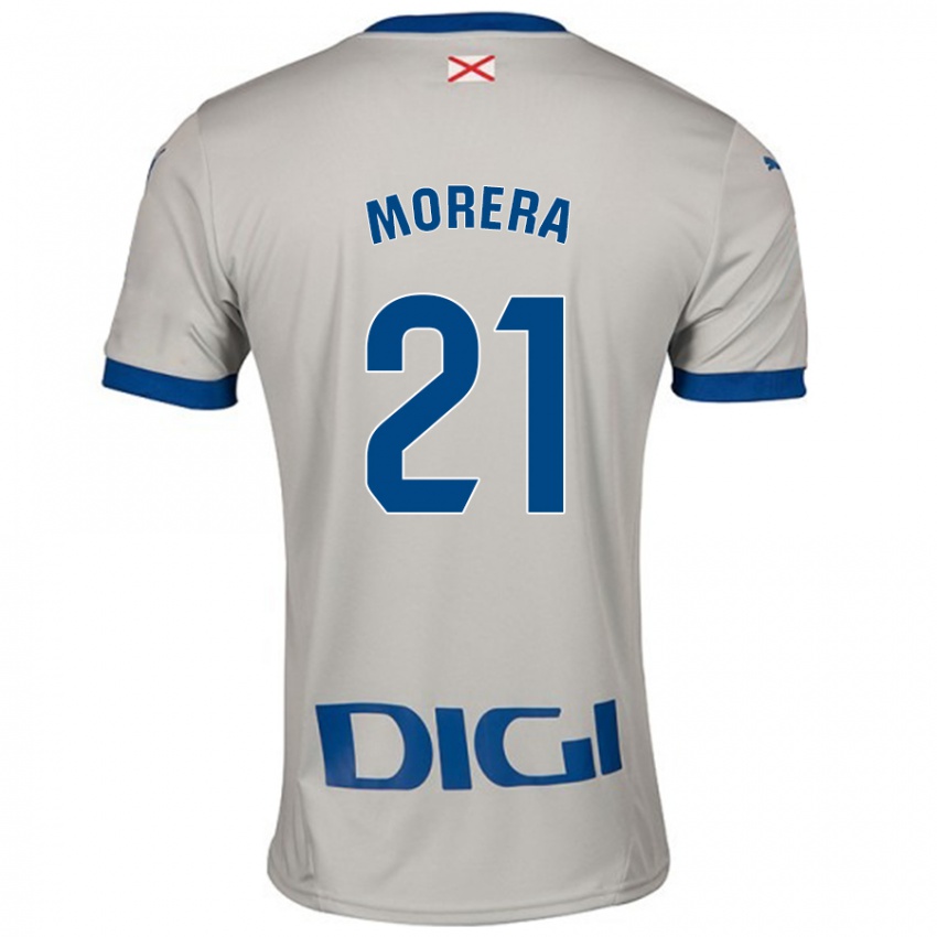 Criança Camisola Carla Morera #21 Cinza Leve Alternativa 2024/25 Camisa Brasil