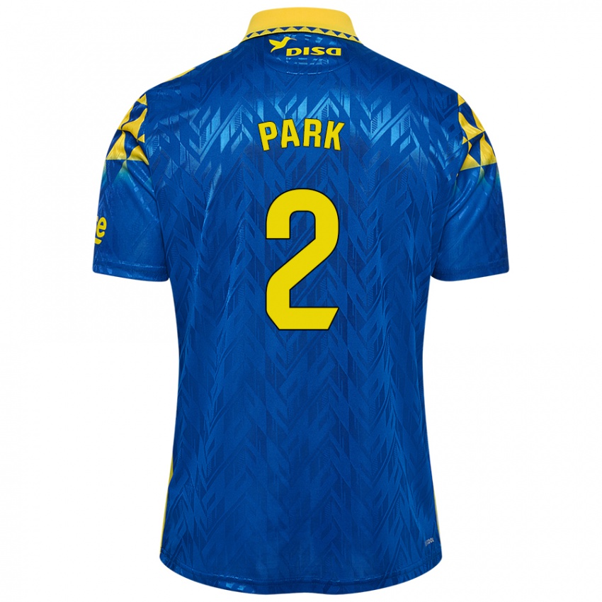 Criança Camisola Marvin Park #2 Amarelo Azul Alternativa 2024/25 Camisa Brasil