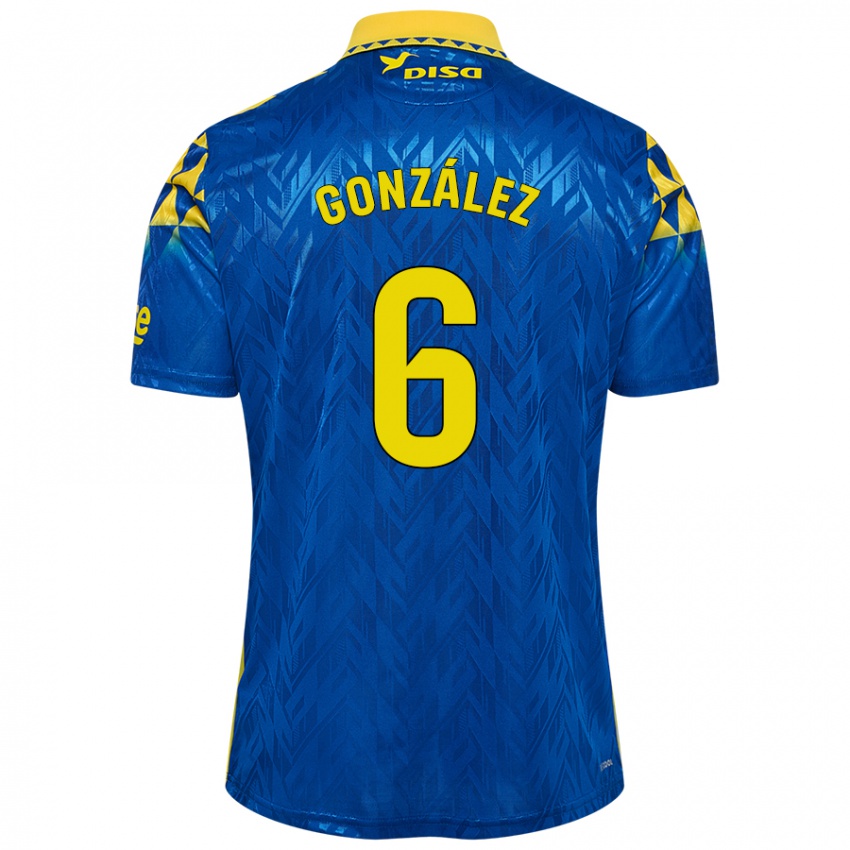 Criança Camisola Fabio González #6 Amarelo Azul Alternativa 2024/25 Camisa Brasil