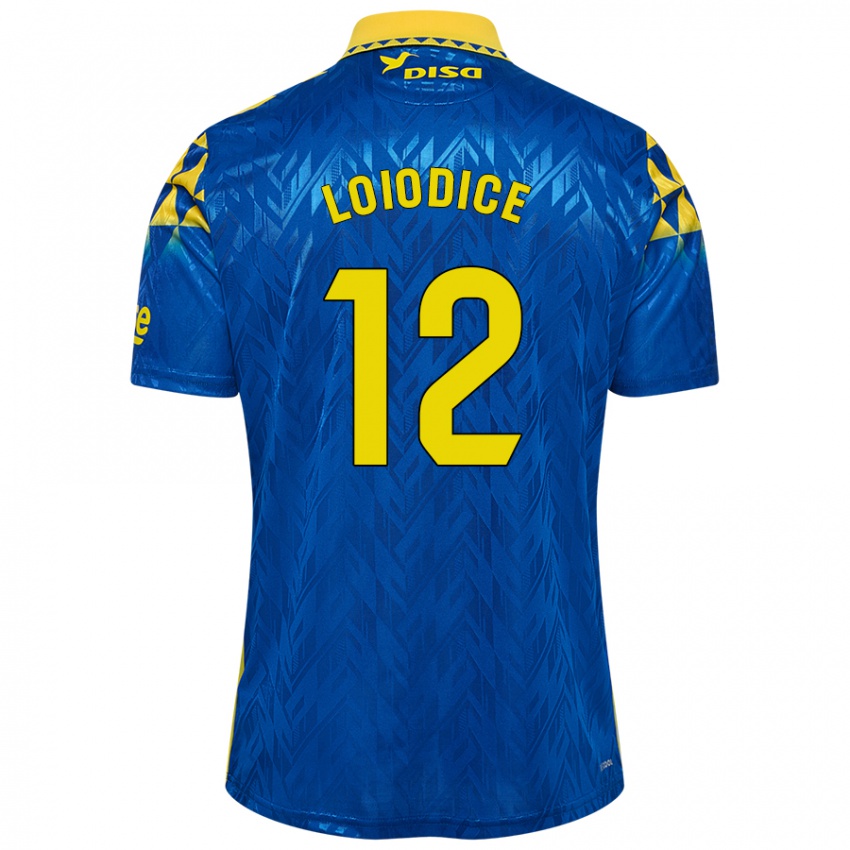 Criança Camisola Enzo Loiodice #12 Amarelo Azul Alternativa 2024/25 Camisa Brasil