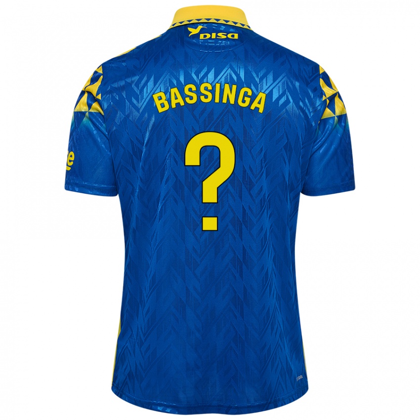 Criança Camisola Aboubacar Bassinga #0 Amarelo Azul Alternativa 2024/25 Camisa Brasil