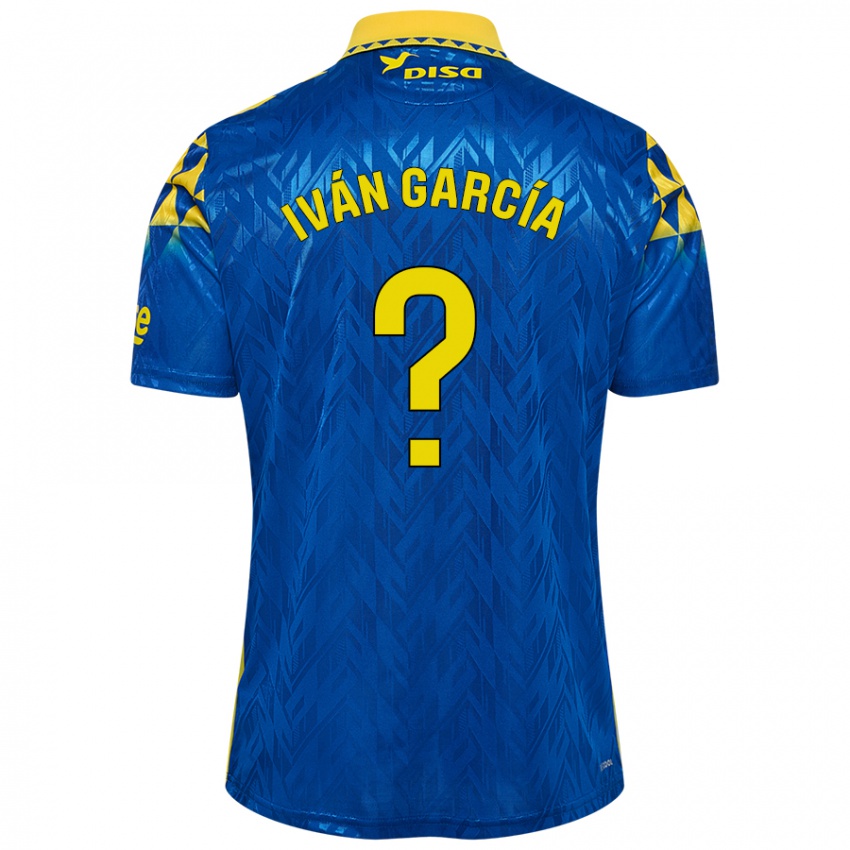 Criança Camisola Iván García #0 Amarelo Azul Alternativa 2024/25 Camisa Brasil