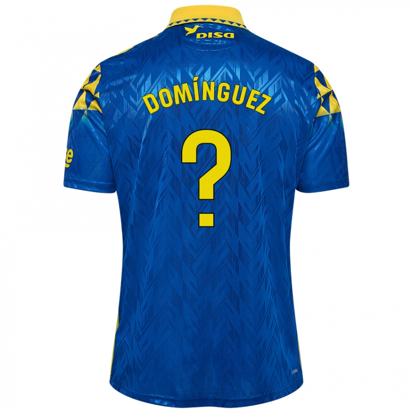 Criança Camisola Carlos Domínguez #0 Amarelo Azul Alternativa 2024/25 Camisa Brasil