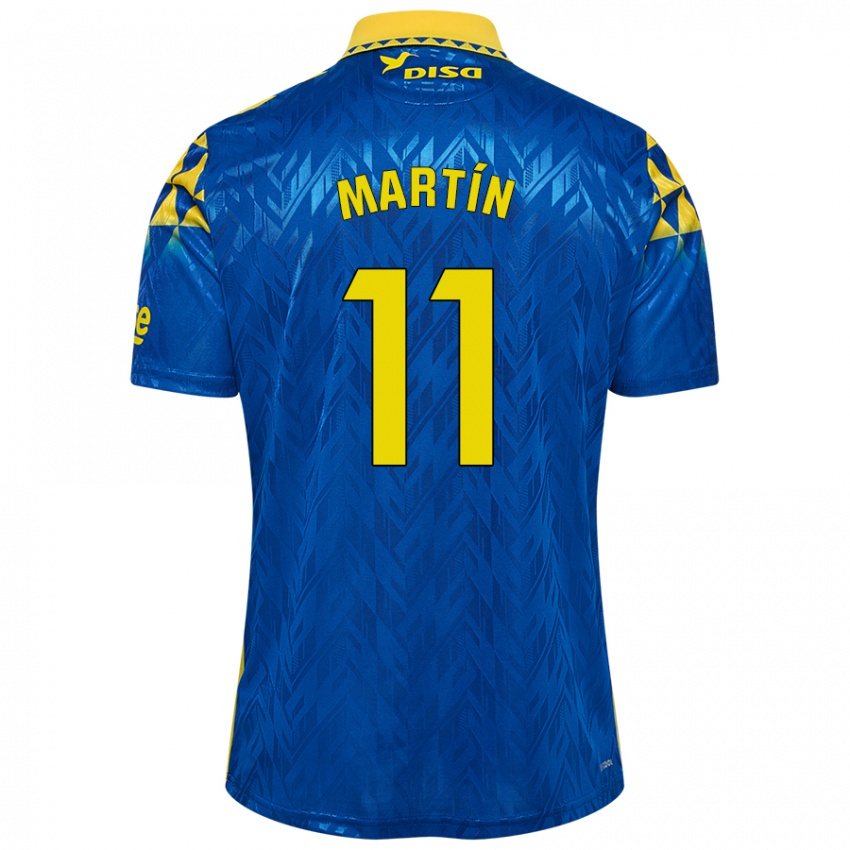 Criança Camisola Diego Martín #11 Amarelo Azul Alternativa 2024/25 Camisa Brasil