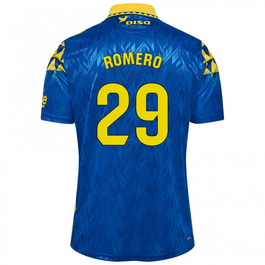 Criança Camisola Elías Romero #29 Amarelo Azul Alternativa 2024/25 Camisa Brasil