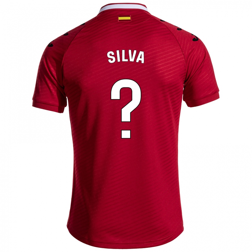 Criança Camisola Jonathan Silva #0 Vermelho Escuro Alternativa 2024/25 Camisa Brasil