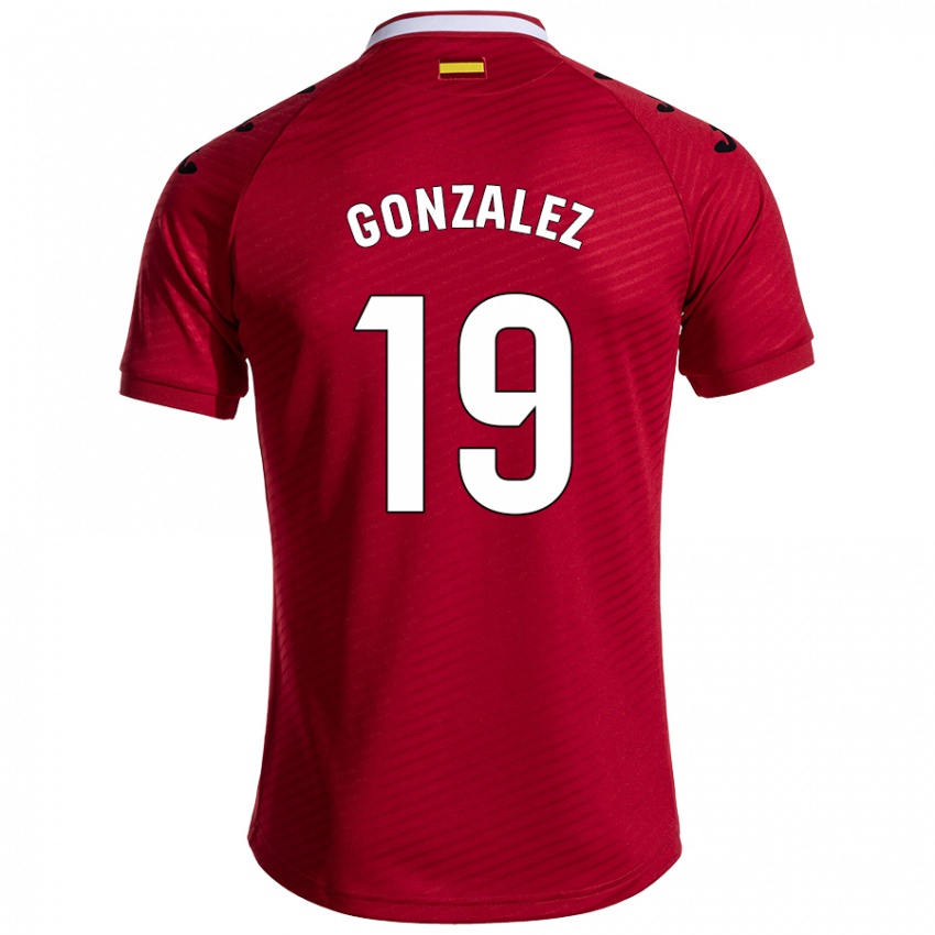 Criança Camisola Peter Gonzalez #19 Vermelho Escuro Alternativa 2024/25 Camisa Brasil