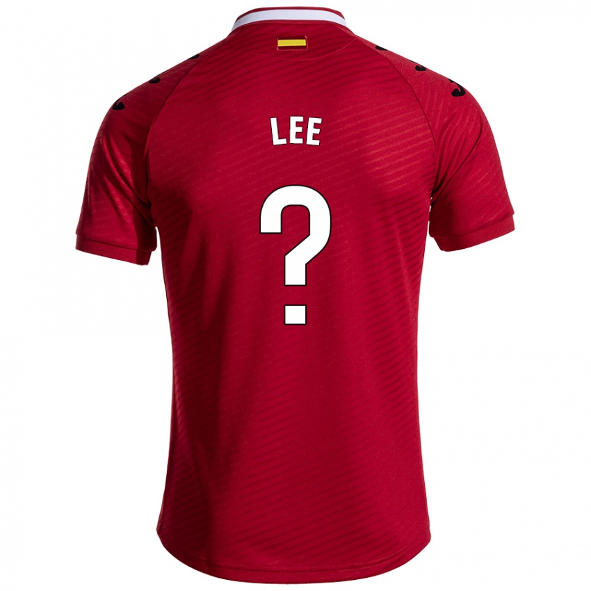 Criança Camisola Sang-Min Lee #0 Vermelho Escuro Alternativa 2024/25 Camisa Brasil