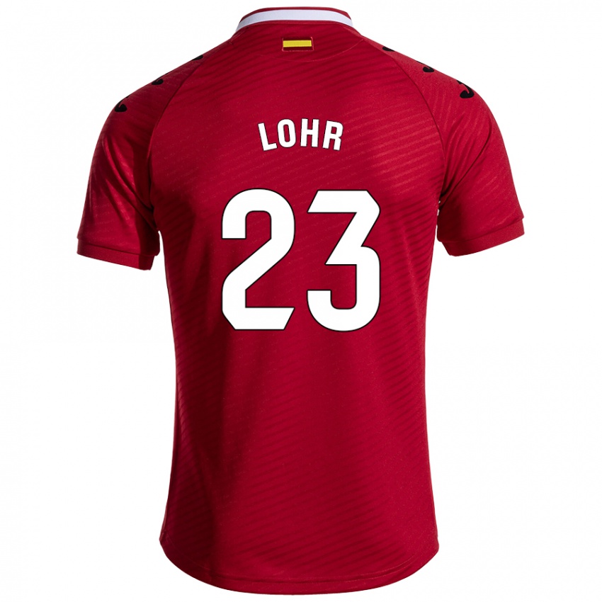 Criança Camisola Luca Lohr #23 Vermelho Escuro Alternativa 2024/25 Camisa Brasil