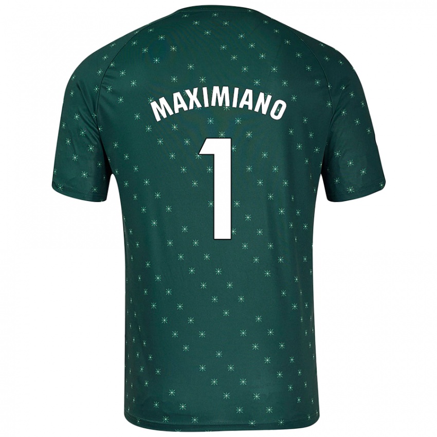 Criança Camisola Luís Maximiano #1 Verde Escuro Alternativa 2024/25 Camisa Brasil