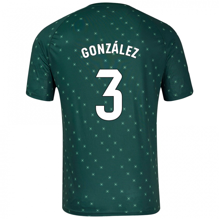 Criança Camisola Edgar González #3 Verde Escuro Alternativa 2024/25 Camisa Brasil