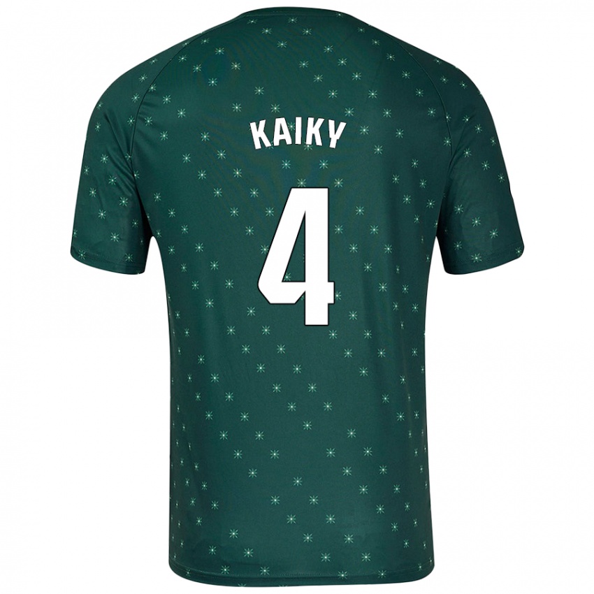 Criança Camisola Kaiky #4 Verde Escuro Alternativa 2024/25 Camisa Brasil