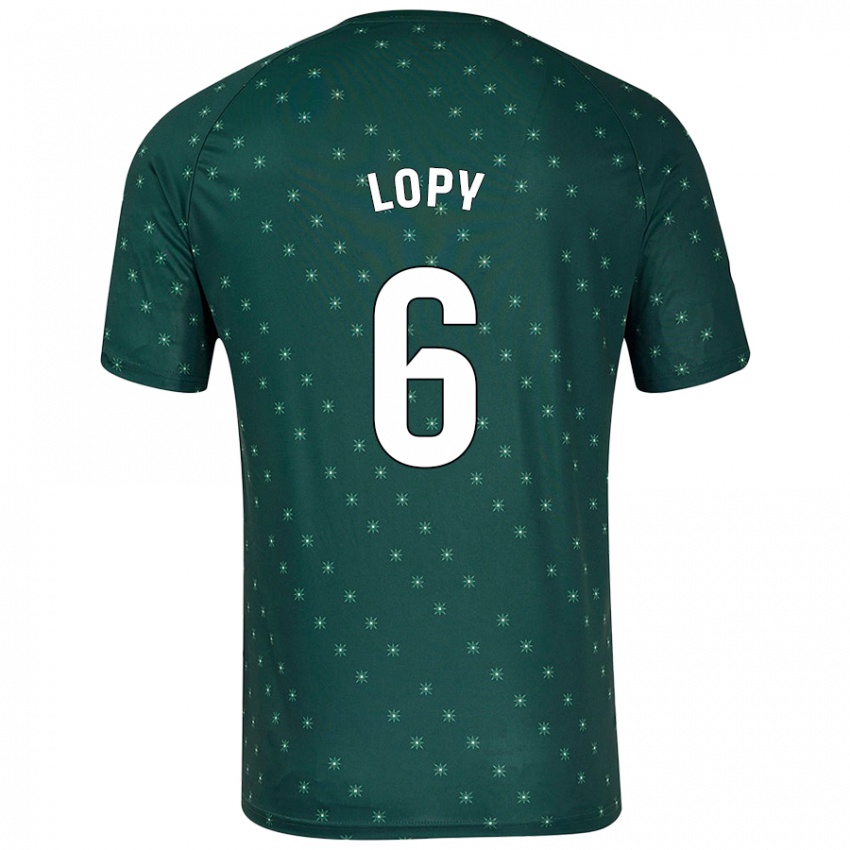 Criança Camisola Dion Lopy #6 Verde Escuro Alternativa 2024/25 Camisa Brasil