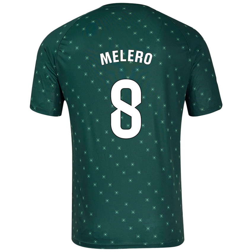 Criança Camisola Gonzalo Melero #8 Verde Escuro Alternativa 2024/25 Camisa Brasil