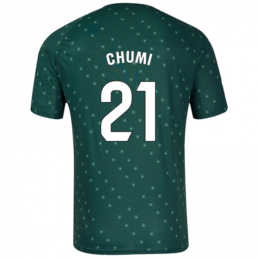 Criança Camisola Chumi #21 Verde Escuro Alternativa 2024/25 Camisa Brasil