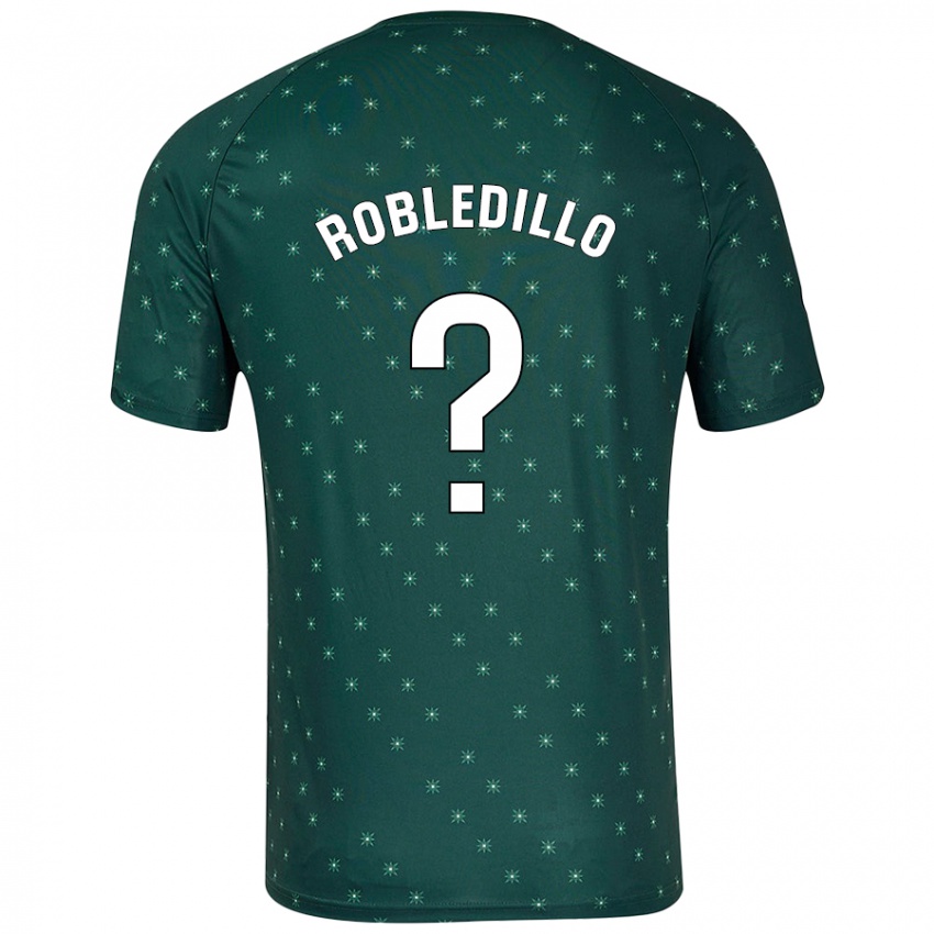 Criança Camisola Pedro Robledillo #0 Verde Escuro Alternativa 2024/25 Camisa Brasil