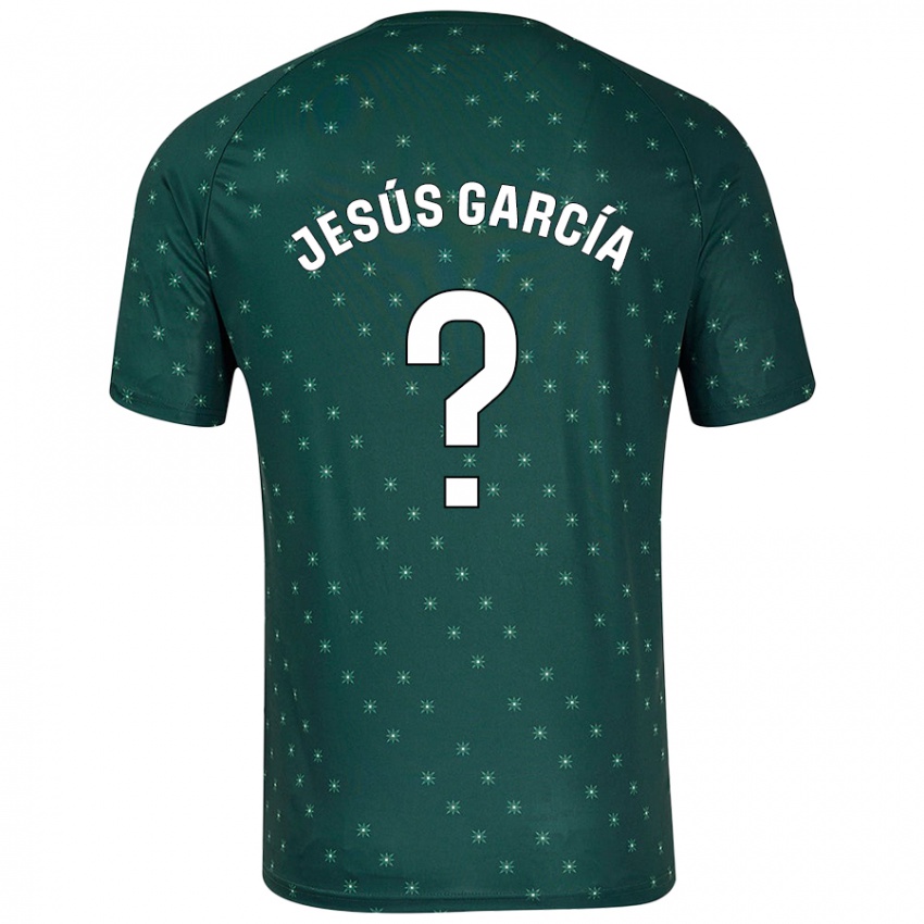 Criança Camisola Jesús García #0 Verde Escuro Alternativa 2024/25 Camisa Brasil