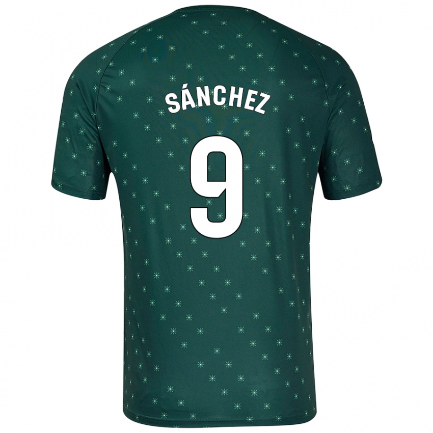 Criança Camisola Loren Sánchez #9 Verde Escuro Alternativa 2024/25 Camisa Brasil