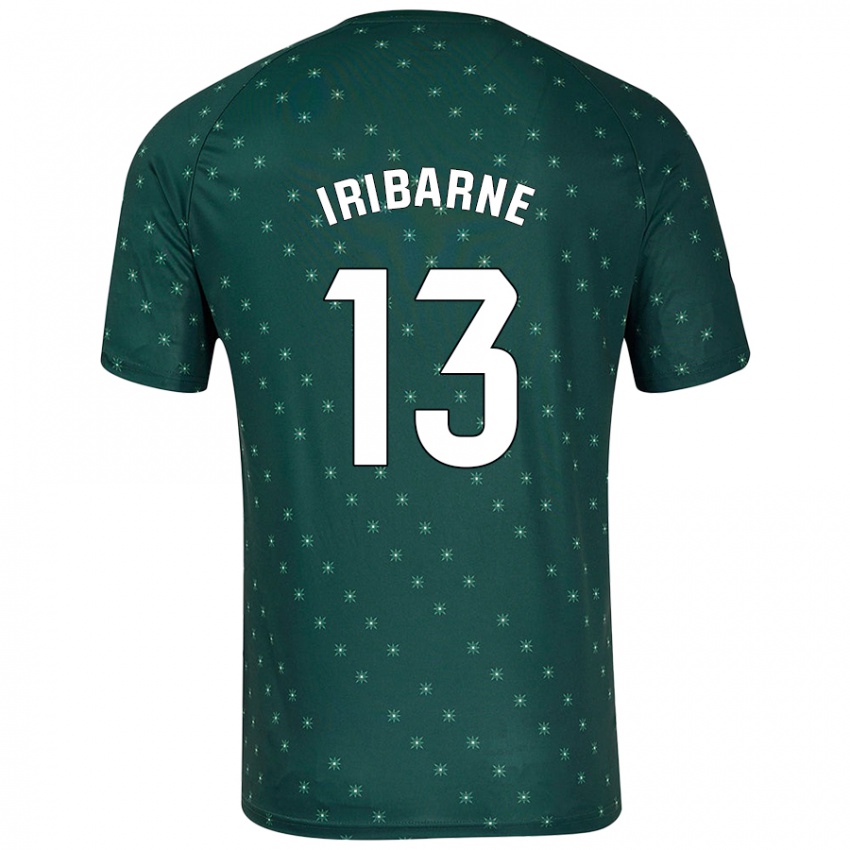 Criança Camisola Bruno Iribarne #13 Verde Escuro Alternativa 2024/25 Camisa Brasil