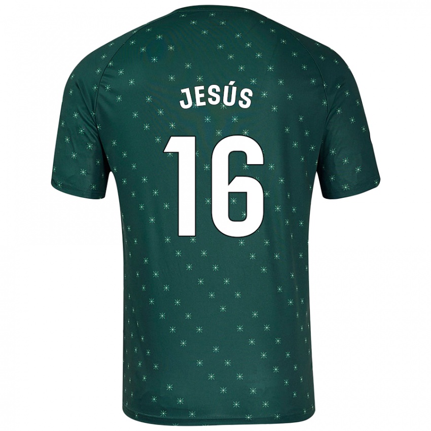 Criança Camisola Antonio Jesús #16 Verde Escuro Alternativa 2024/25 Camisa Brasil