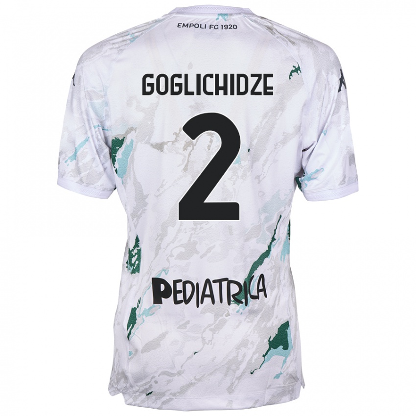 Criança Camisola Saba Goglichidze #2 Cinzento Alternativa 2024/25 Camisa Brasil