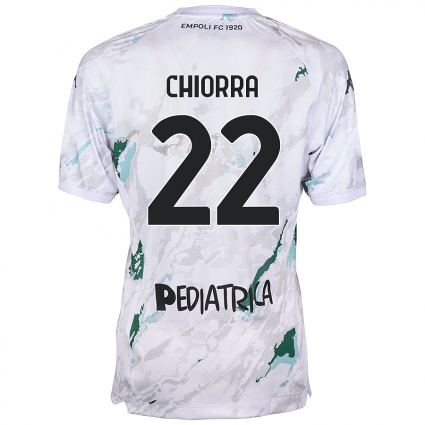 Criança Camisola Niccolò Chiorra #22 Cinzento Alternativa 2024/25 Camisa Brasil