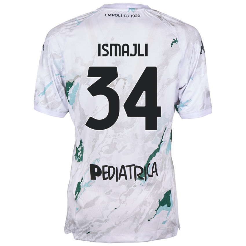 Criança Camisola Ardian Ismajli #34 Cinzento Alternativa 2024/25 Camisa Brasil