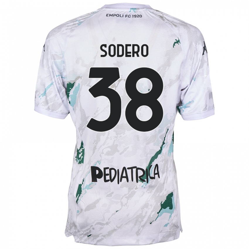 Criança Camisola Andrea Sodero #38 Cinzento Alternativa 2024/25 Camisa Brasil