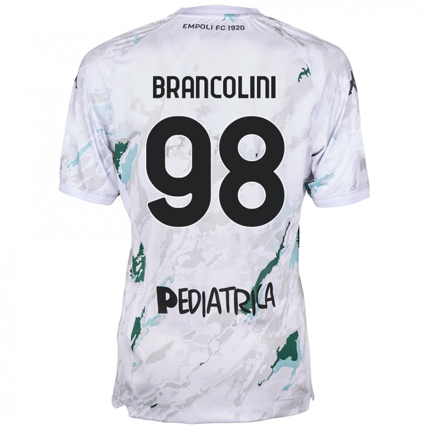 Criança Camisola Federico Brancolini #98 Cinzento Alternativa 2024/25 Camisa Brasil