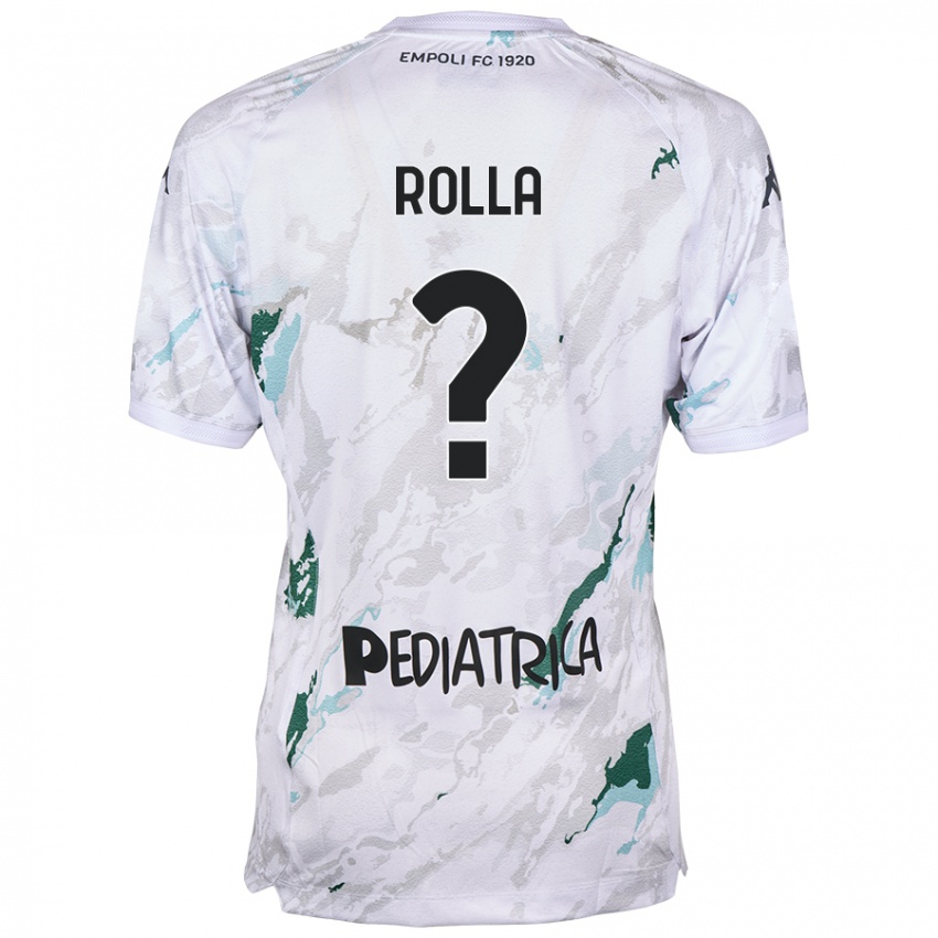 Criança Camisola Nicola Rolla #0 Cinzento Alternativa 2024/25 Camisa Brasil