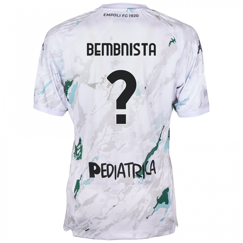 Criança Camisola Dawid Bembnista #0 Cinzento Alternativa 2024/25 Camisa Brasil