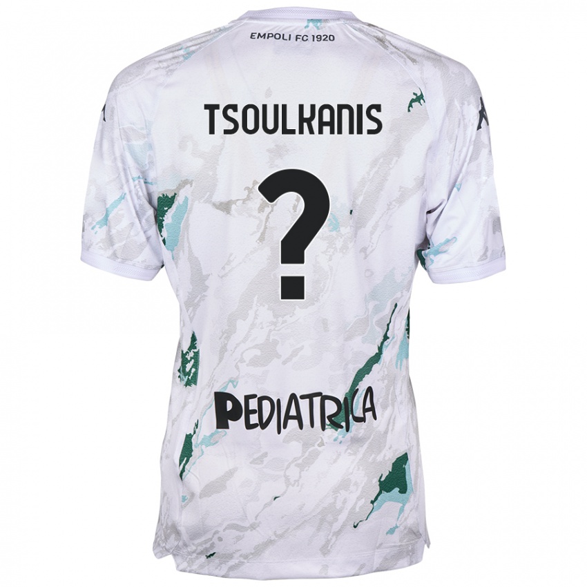 Criança Camisola Konstantinos Tsoulkanis #0 Cinzento Alternativa 2024/25 Camisa Brasil