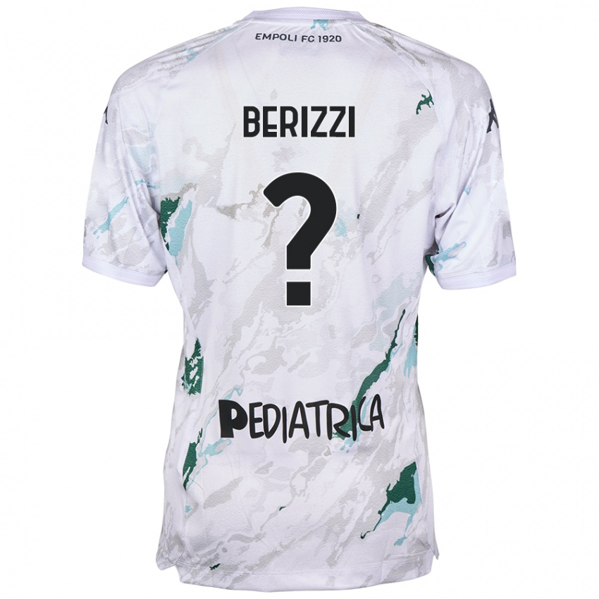 Criança Camisola Roberto Berizzi #0 Cinzento Alternativa 2024/25 Camisa Brasil