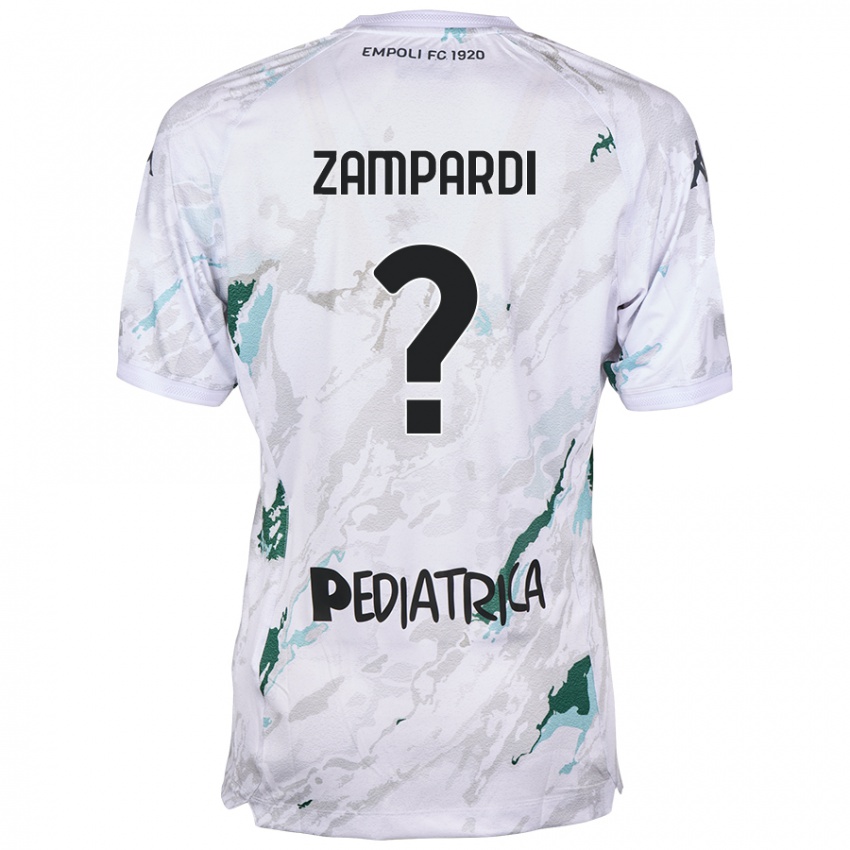 Criança Camisola Gabriele Zampardi #0 Cinzento Alternativa 2024/25 Camisa Brasil