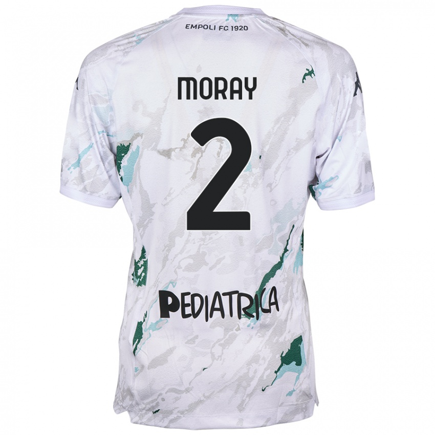 Criança Camisola Jeremy Moray #2 Cinzento Alternativa 2024/25 Camisa Brasil