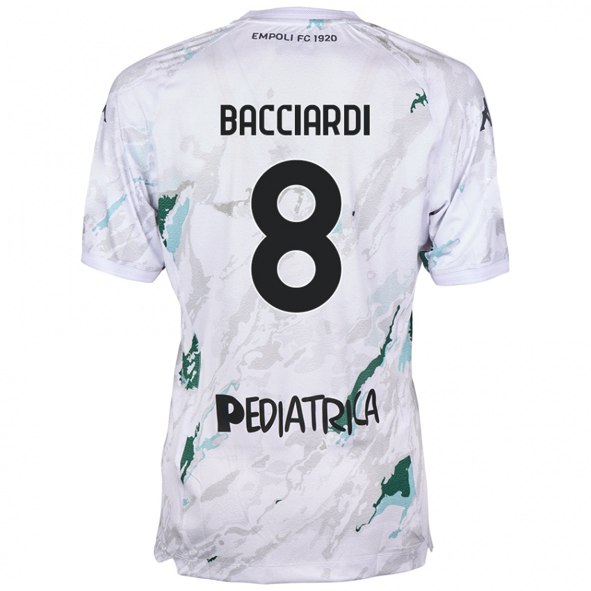 Criança Camisola Andrea Bacciardi #8 Cinzento Alternativa 2024/25 Camisa Brasil