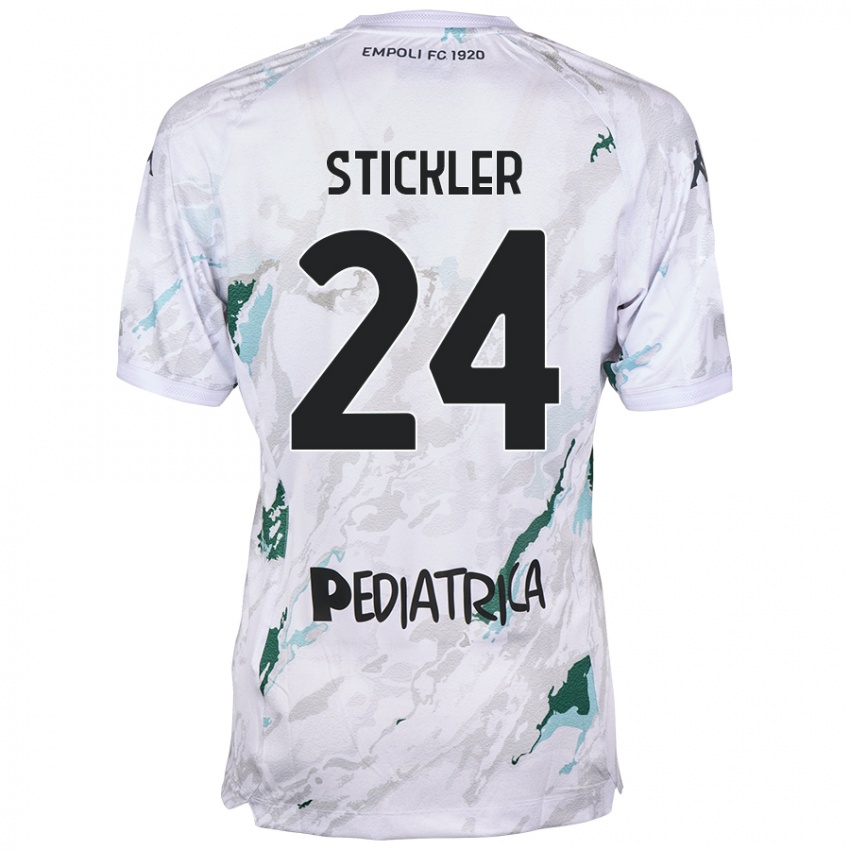 Criança Camisola Mateo Stickler #24 Cinzento Alternativa 2024/25 Camisa Brasil