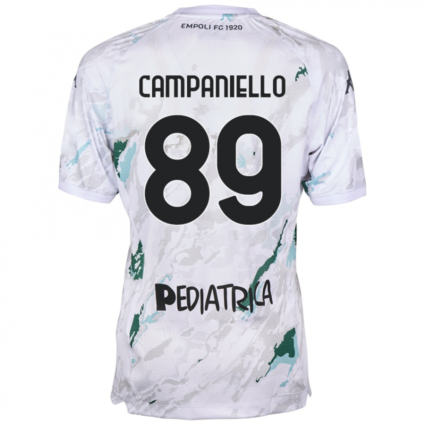 Criança Camisola Thomas Campaniello #89 Cinzento Alternativa 2024/25 Camisa Brasil