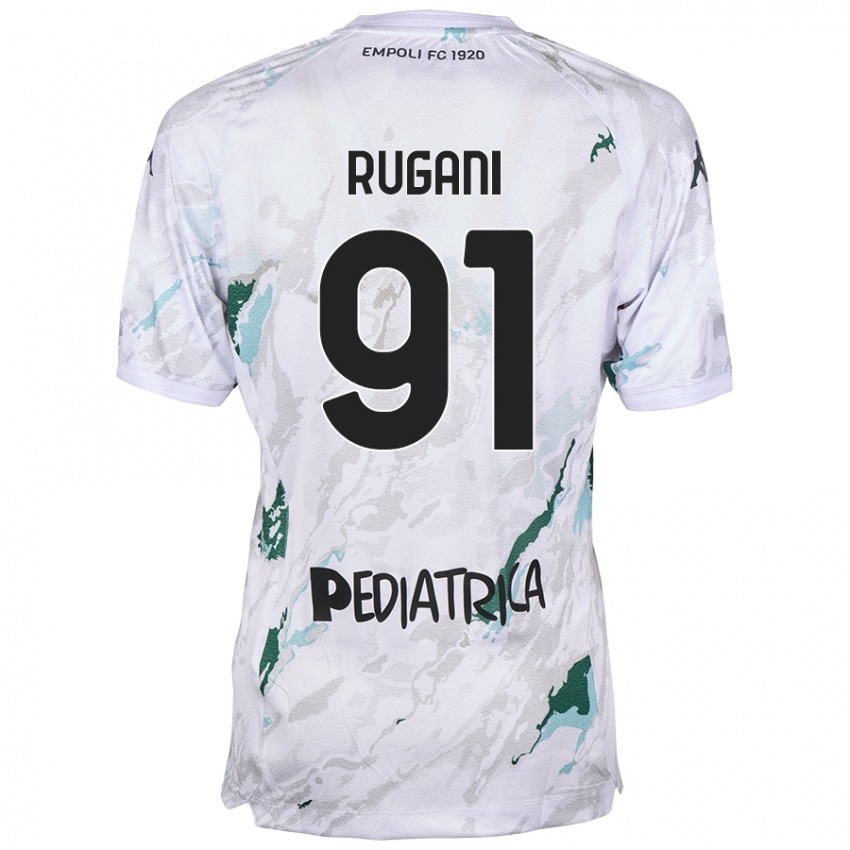 Criança Camisola Tommaso Rugani #91 Cinzento Alternativa 2024/25 Camisa Brasil