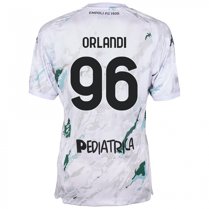 Criança Camisola Andrea Orlandi #96 Cinzento Alternativa 2024/25 Camisa Brasil