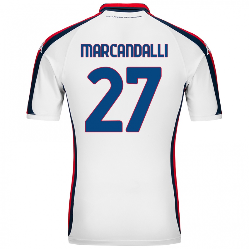 Criança Camisola Alessandro Marcandalli #27 Branco Alternativa 2024/25 Camisa Brasil