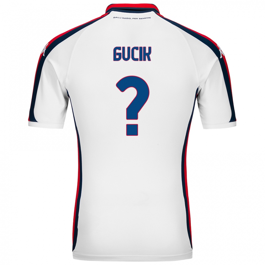 Criança Camisola Nicolas Gucik #0 Branco Alternativa 2024/25 Camisa Brasil