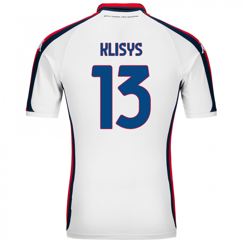 Criança Camisola Lukas Klisys #13 Branco Alternativa 2024/25 Camisa Brasil