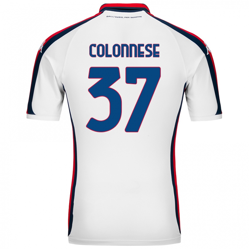 Criança Camisola Lorenzo Colonnese #37 Branco Alternativa 2024/25 Camisa Brasil