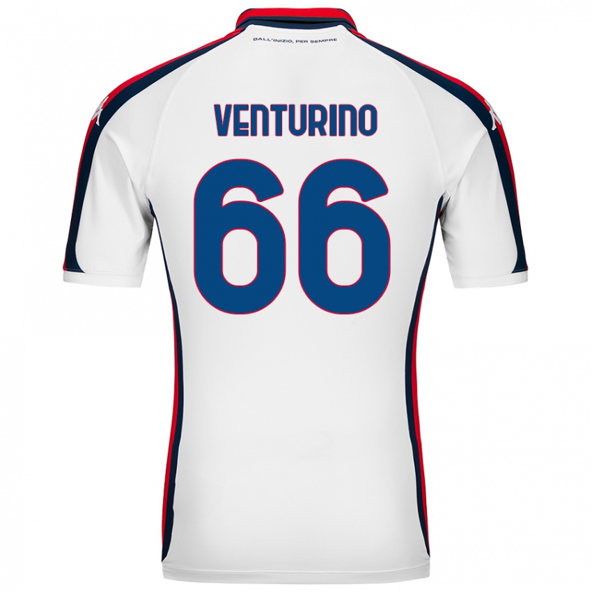 Criança Camisola Lorenzo Venturino #66 Branco Alternativa 2024/25 Camisa Brasil