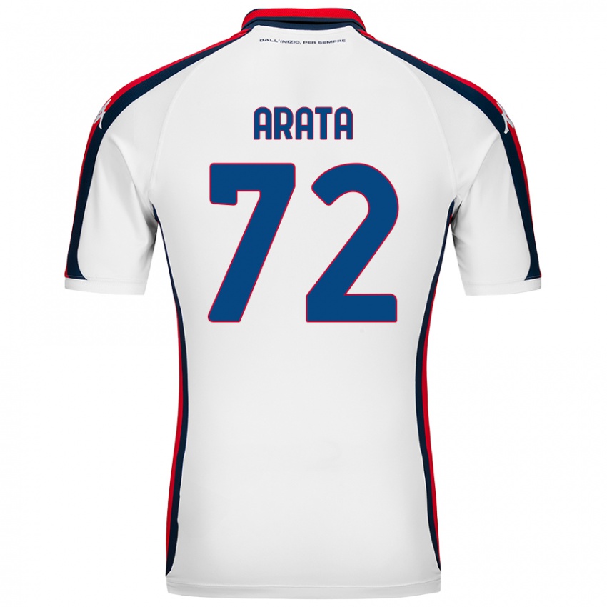 Criança Camisola Stefano Arata #72 Branco Alternativa 2024/25 Camisa Brasil