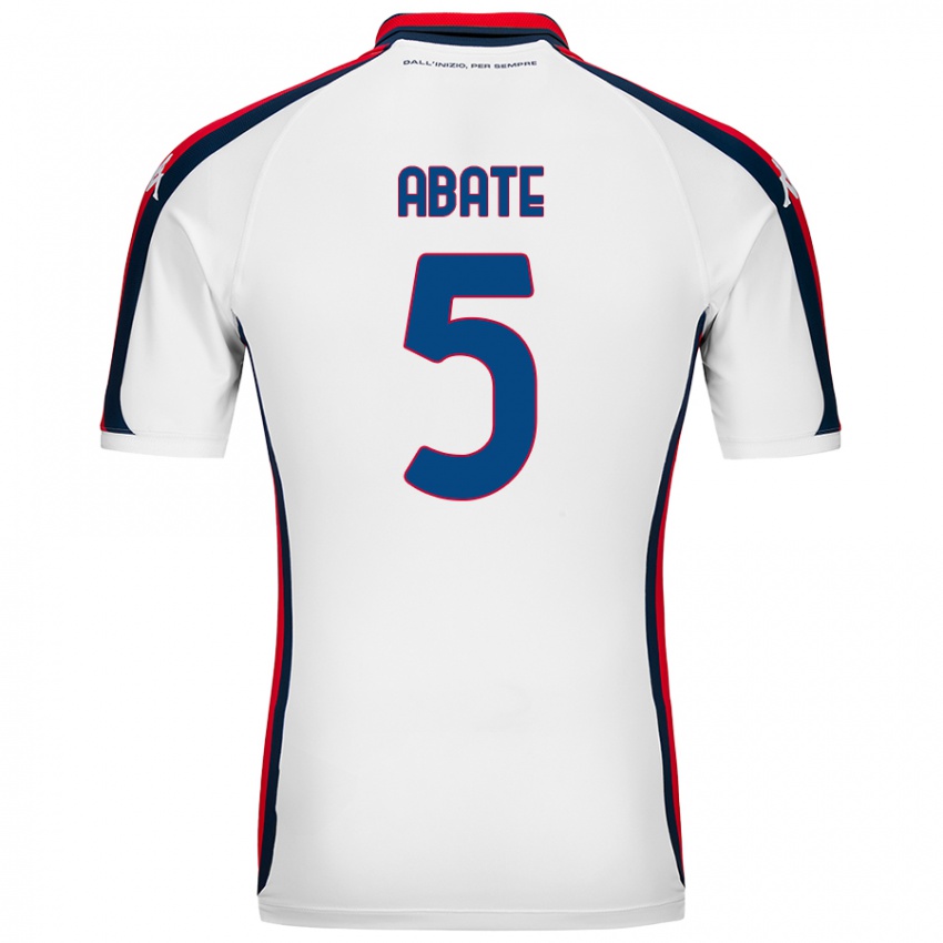 Criança Camisola Giada Abate #5 Branco Alternativa 2024/25 Camisa Brasil