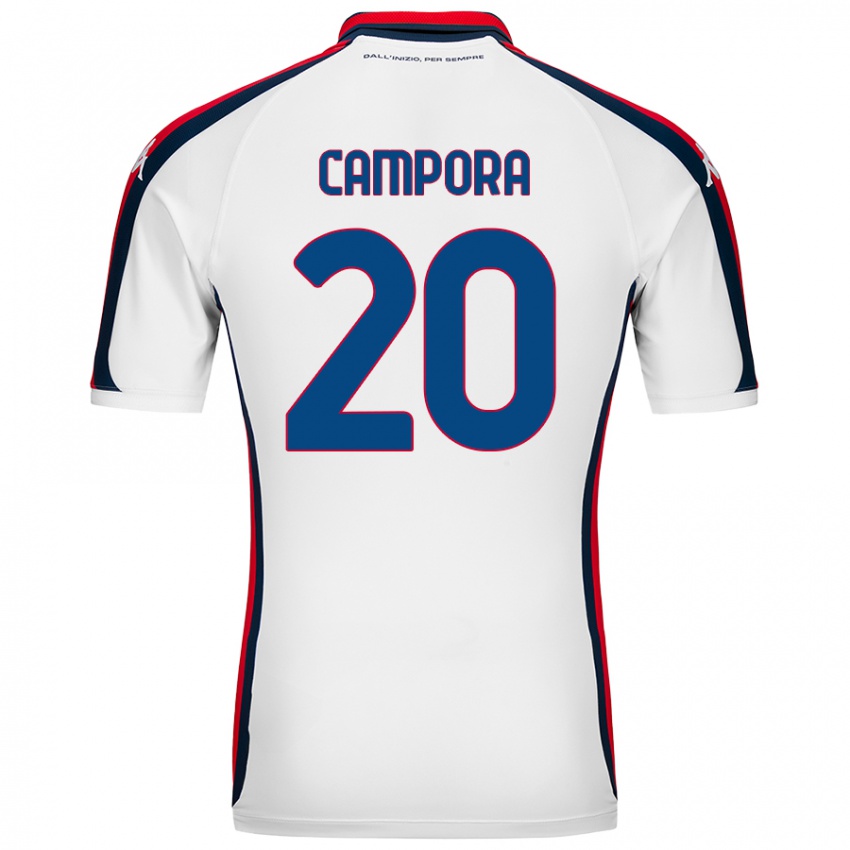 Criança Camisola Alice Campora #20 Branco Alternativa 2024/25 Camisa Brasil